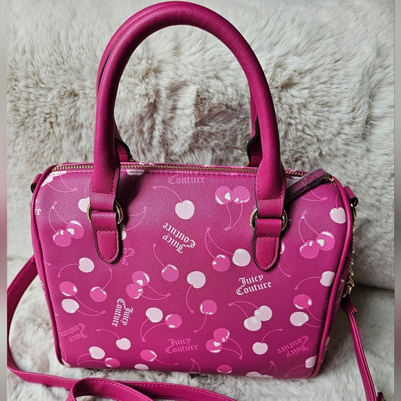 Juicy Couture Cherry On Top Satchel - Picture 3 of 5